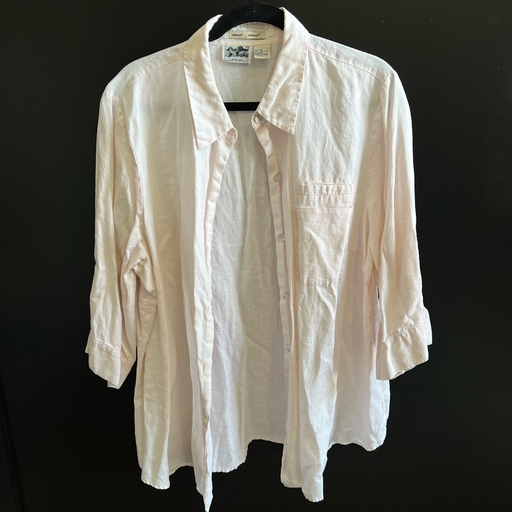 Women's light pink Button Down Shirt
